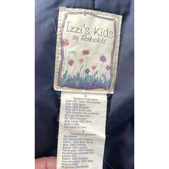 Rotchschild Little Girls Coat | Size 6 | Very Good Condition - Picture 2 of 3
